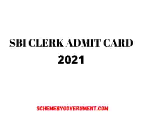 SBI Clerk Admit Card 2021 Download