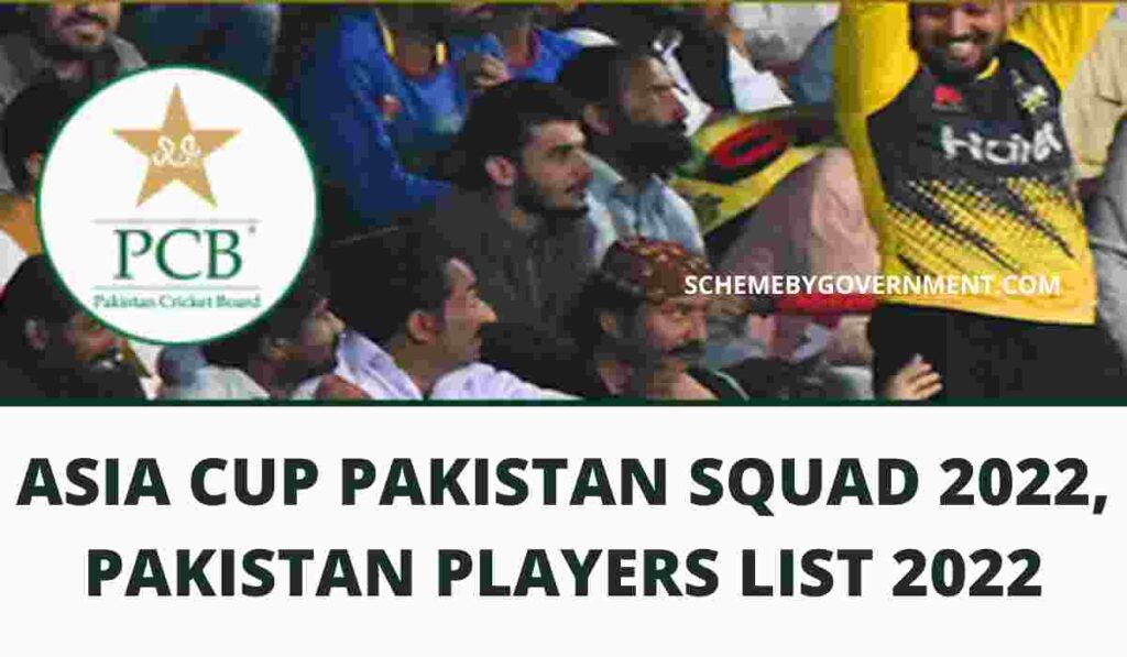 Asia Cup Pakistan Squad 2022