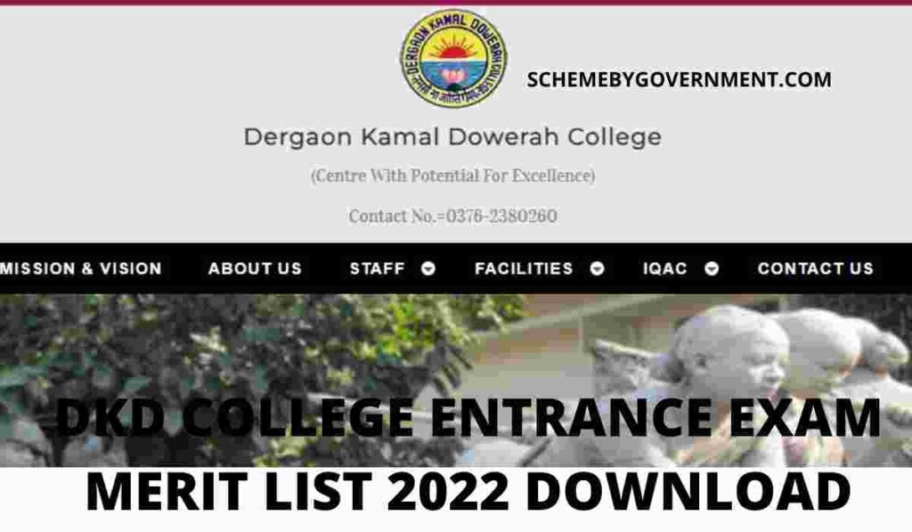 DKD College Merit List 2022