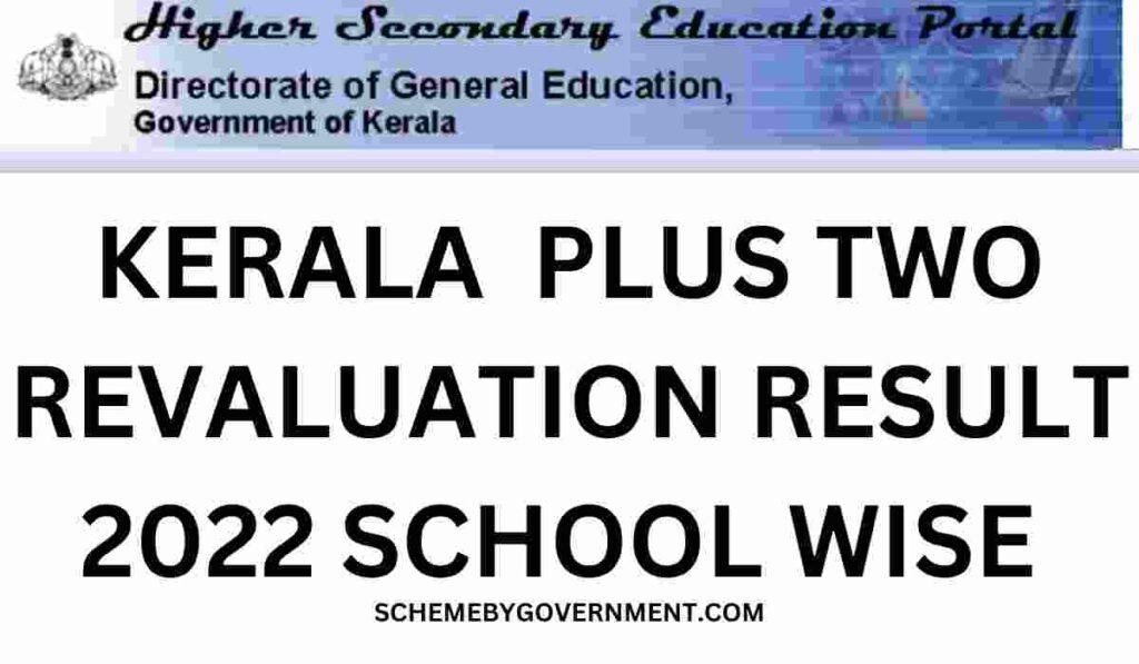 Kerala Plus Two Revaluation Result 2022
