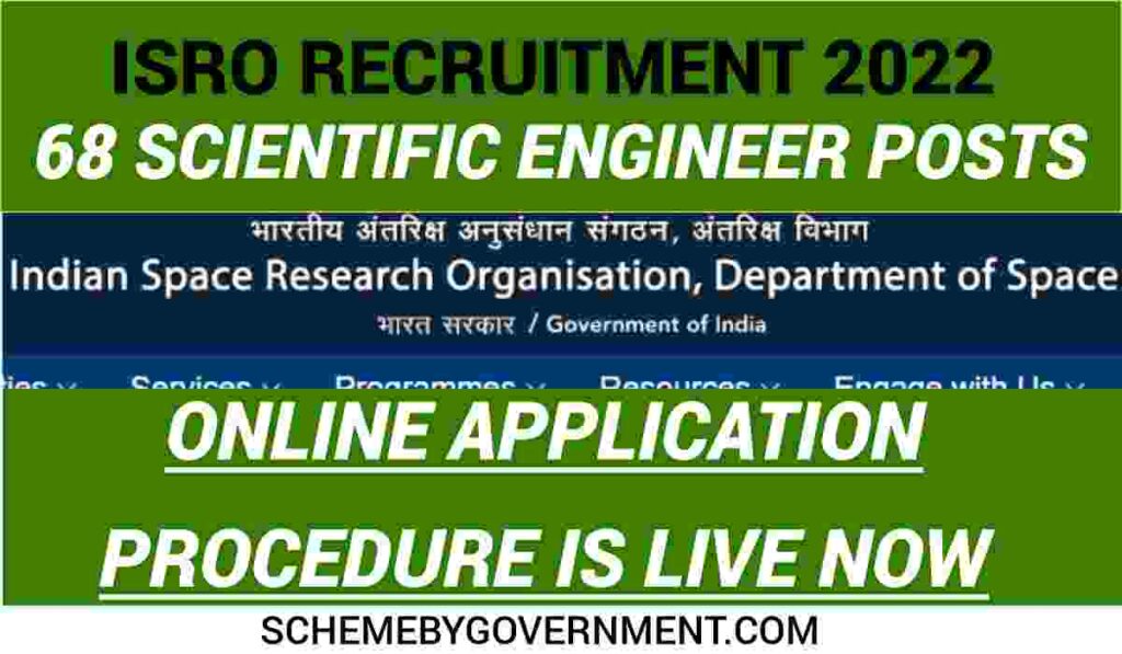 ISRO Recruitment 2022 Scientist Engineer