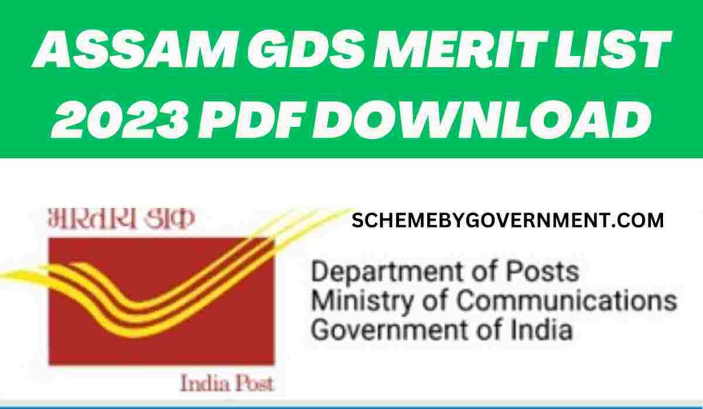 Assam GDS Merit List 2023